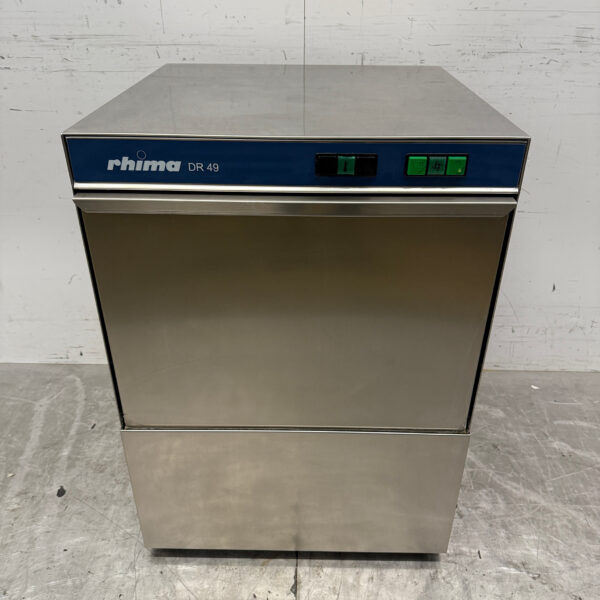 Stainless steel Rhima DR49 Dishwasher 230V Catering