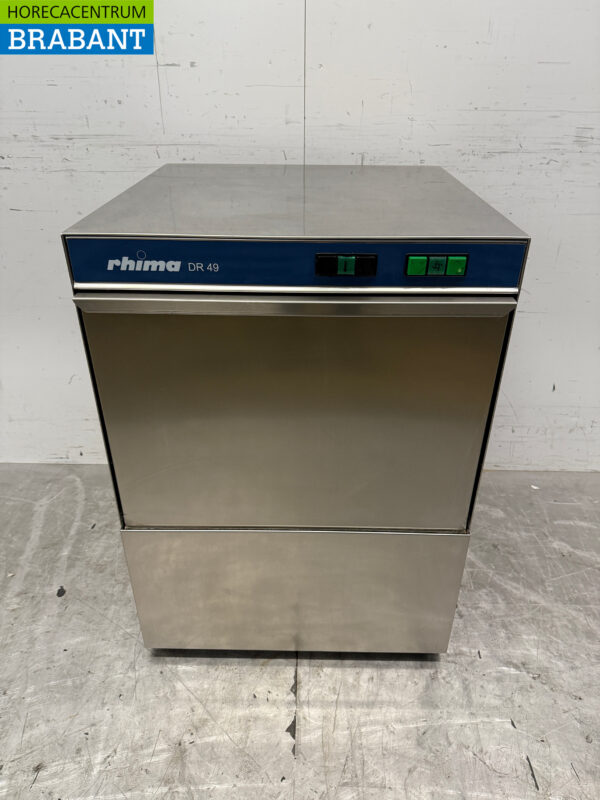 Stainless steel Rhima DR49 Dishwasher 230V Catering