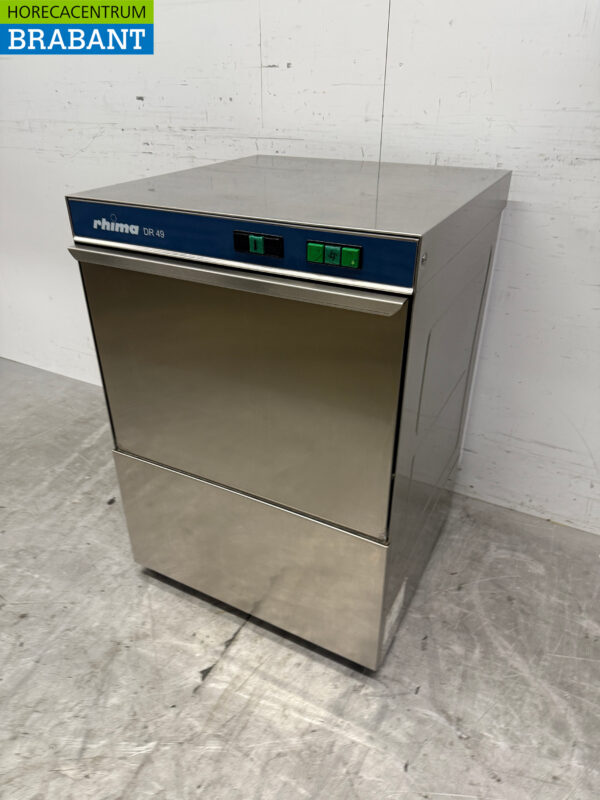 Stainless steel Rhima DR49 Dishwasher 230V Catering - Image 2