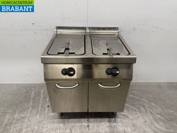 Stainless steel Electrolux Double Fryer 2 x 15 liter GAS Catering