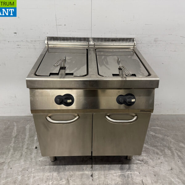 Stainless steel Electrolux Double Fryer 2 x 15 liter GAS Catering