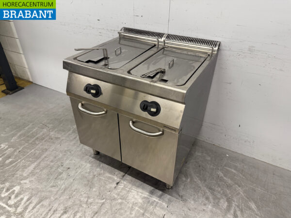 Stainless steel Electrolux Double Fryer 2 x 15 liter GAS Catering - Image 2