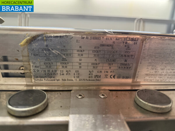 Stainless steel Electrolux Double Fryer 2 x 15 liter GAS Catering - Image 6