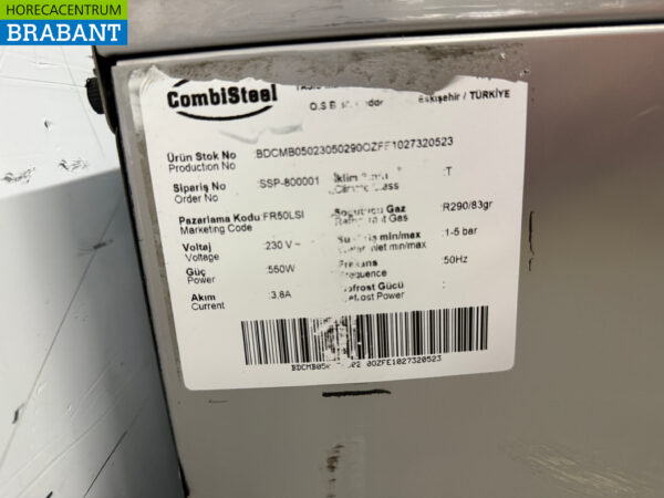 Stainless steel Combisteel Ice cube machine 47 kg/per day 28 kg bunker 230V Horeca - Image 5