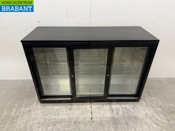 Combisteel Bar Refrigerator 3 Glass Sliding Doors 135,5 cm 230V Horeca