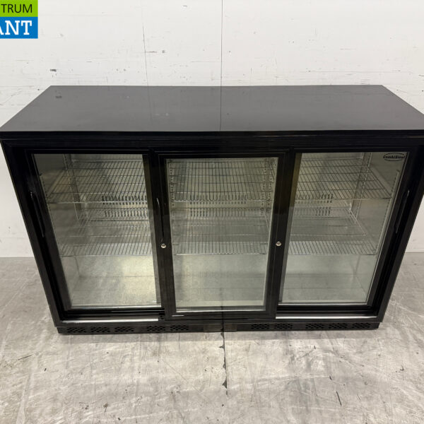 Combisteel Bar Refrigerator 3 Glass Sliding Doors 135,5 cm 230V Horeca