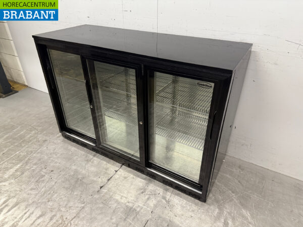 Combisteel Bar Refrigerator 3 Glass Sliding Doors 135,5 cm 230V Horeca - Image 2