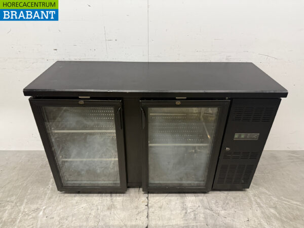 Saro Bar Refrigerator 2 Glass Folding Doors 146 cm 230V Catering