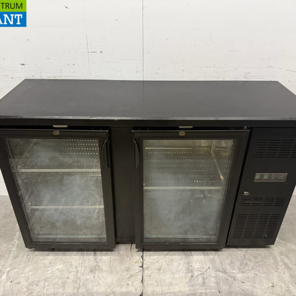 Saro Bar Refrigerator 2 Glass Folding Doors 146 cm 230V Catering