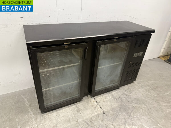 Saro Bar Refrigerator 2 Glass Folding Doors 146 cm 230V Catering - Image 3