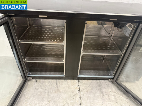 Saro Bar Refrigerator 2 Glass Folding Doors 146 cm 230V Catering - Image 4