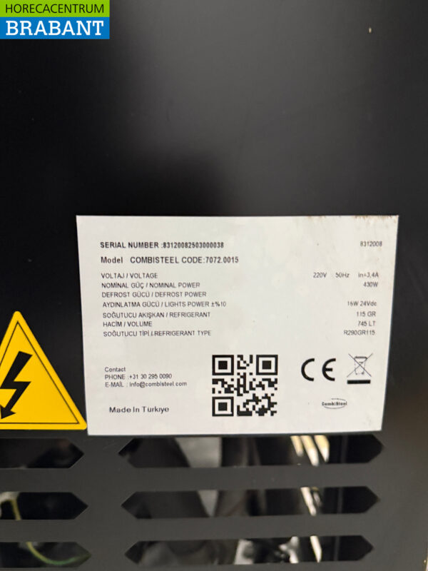 Combisteel Shop Freezer Freezer 745 liters 230V Horeca - Image 5