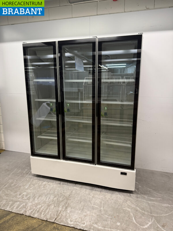 Combisteel 3 Door Glass Door Refrigerator 1432 liters 230V Catering
