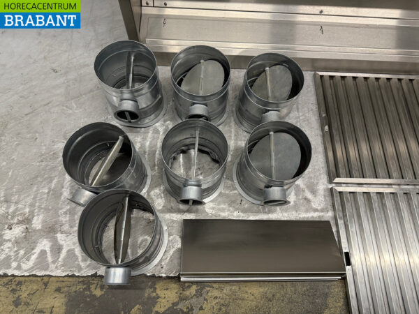 Stainless steel exhaust hood island hood island hood 290 x 200 x 60 cm 230V Horeca - Image 4