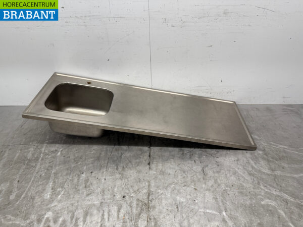 Stainless steel Sink Sheet Sink 180 x 70 cm Catering