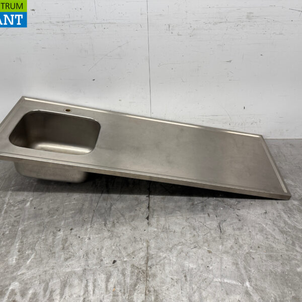 Stainless steel Sink Sheet Sink 180 x 70 cm Catering