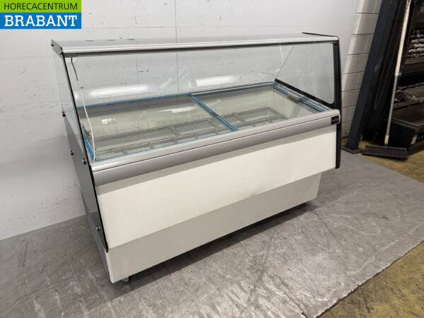 Mobile Combisteel Cuba Scoop ice cream display case 13 trays 230V Catering - Image 3