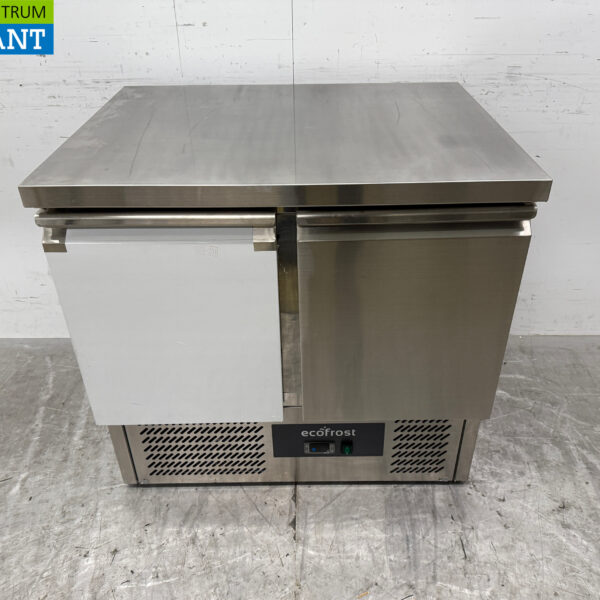 Stainless steel Saro Refrigerated Workbench 2 Doors 90.5 cm 230V Horeca