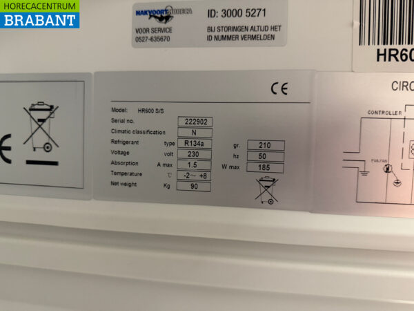 Stainless steel Maxxfrost Refrigeration 570 liters 230V Catering - Image 5