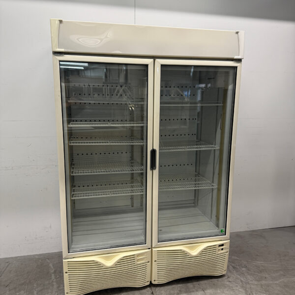 Mondial Double Door Glass Door Refrigerator 729 liters 135 cm 230V Catering