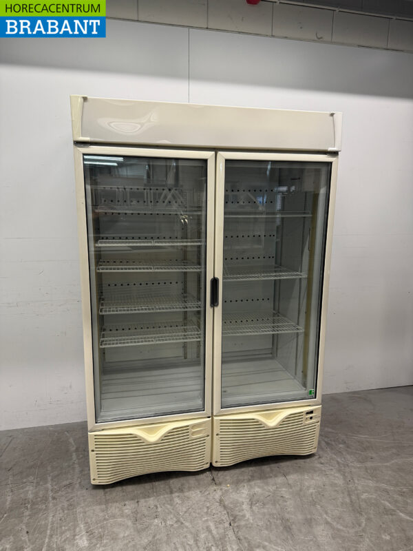 Mondial Double Door Glass Door Refrigerator 729 liters 135 cm 230V Catering
