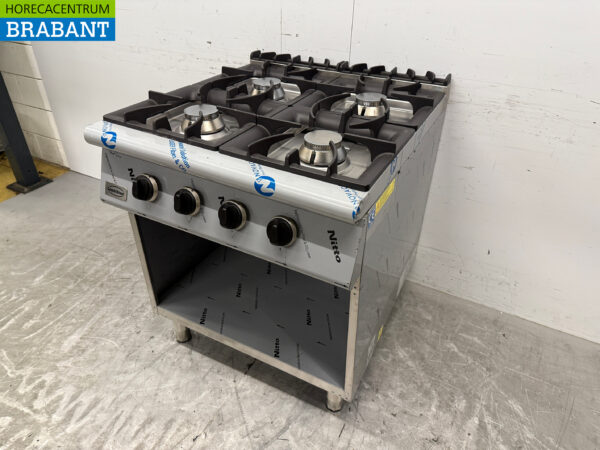 Stainless steel Combisteel 4 Burner Gas Stove 80 cm GAS Horeca - Image 2