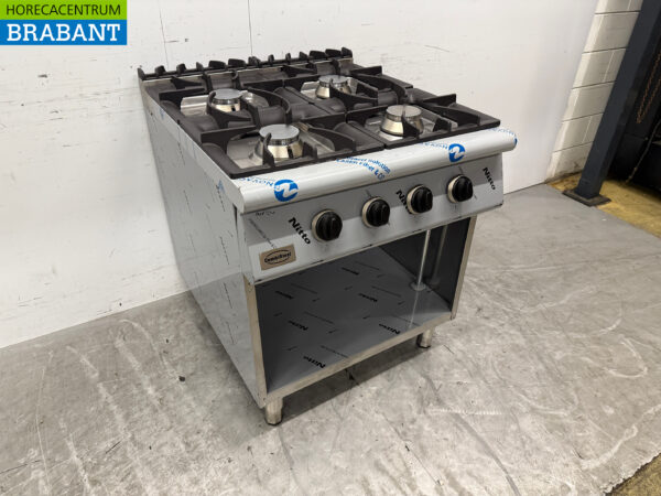 Stainless steel Combisteel 4 Burner Gas Stove 80 cm GAS Horeca - Image 3