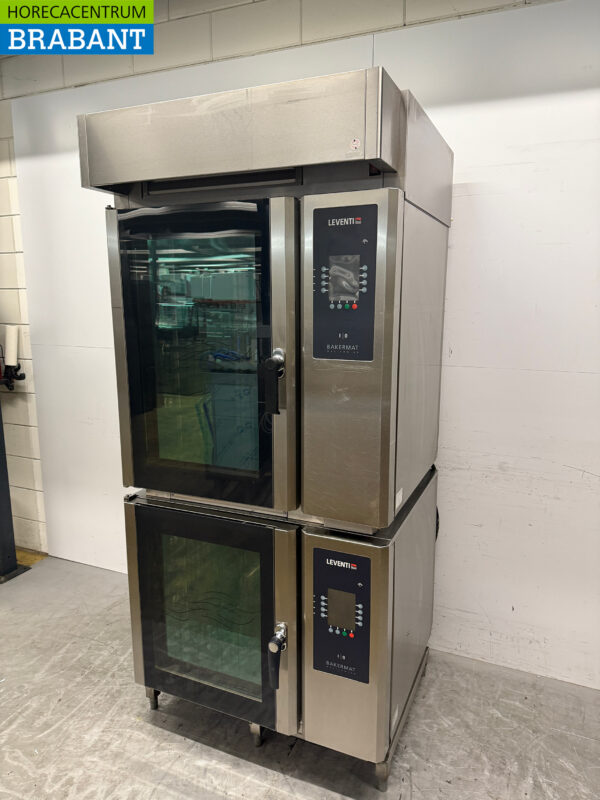 Stainless steel Leventi Baking oven Hot air oven with moisture injection 16 x 60/40cm 400V Catering Bakery - Image 2
