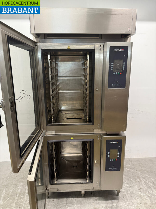Stainless steel Leventi Baking oven Hot air oven with moisture injection 16 x 60/40cm 400V Catering Bakery - Image 4