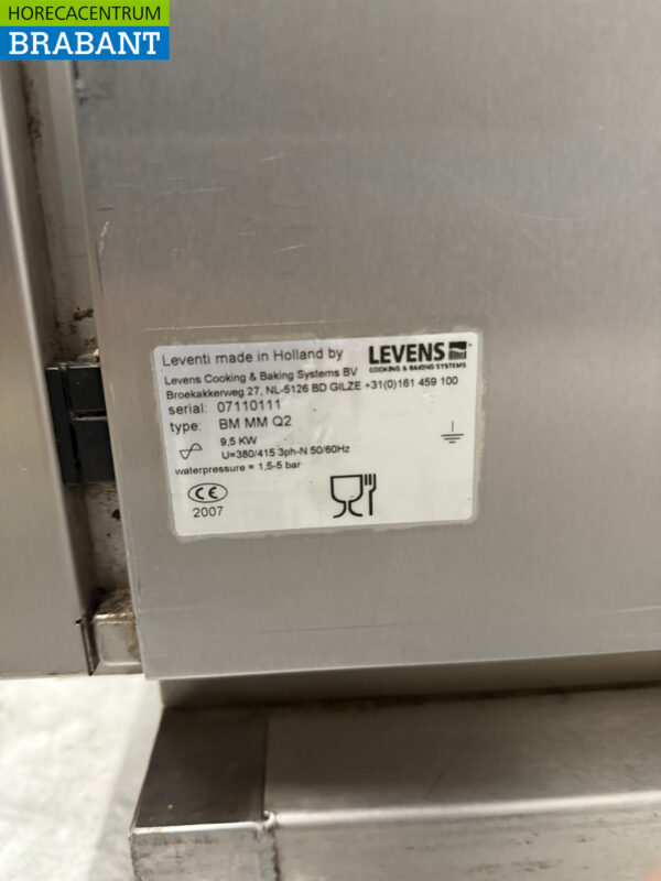 Stainless steel Leventi Baking oven Hot air oven with moisture injection 16 x 60/40cm 400V Catering Bakery - Image 7