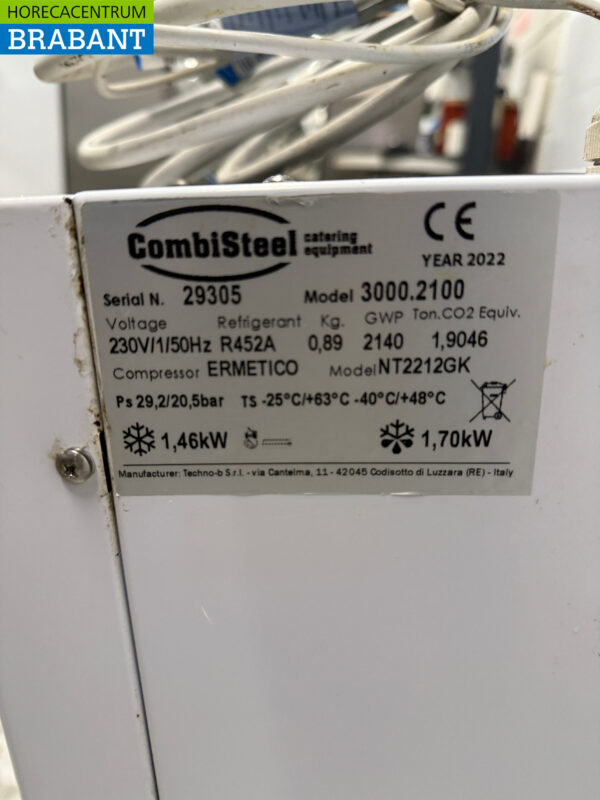 Combisteel Freezer Unit Freezer Unit Plug-in Monoblock Wall Unit 8.5 m3 400V Horeca - Image 5