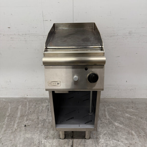 Stainless steel Combisteel Smooth Baking Plate 40 cm GAS Horeca