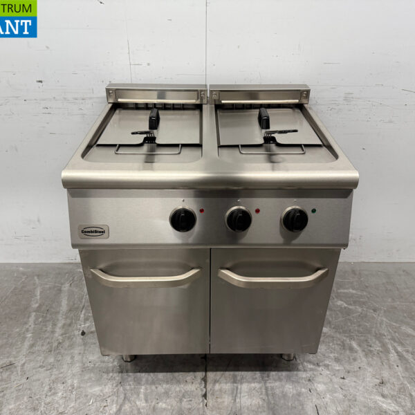 Stainless steel Combisteel Double Fryer 2 x 18 liters 400V Horeca