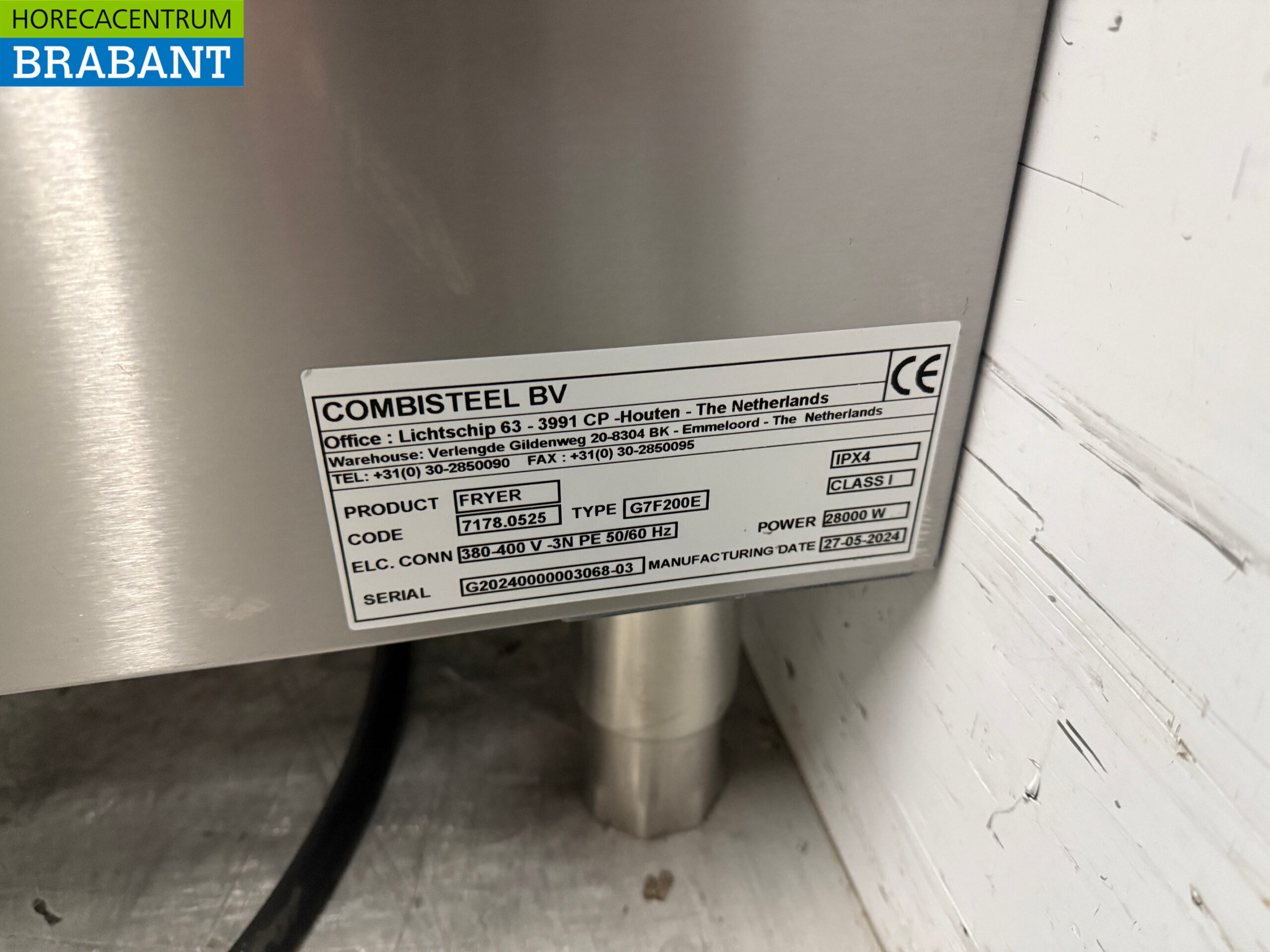 Stainless steel Combisteel Double Fryer 2 x 18 liters 400V Horeca - Image 6