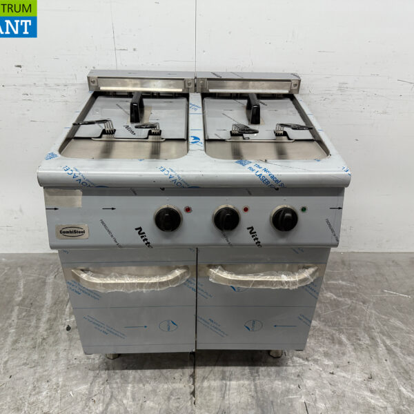 Stainless steel Combisteel Double Fryer 2 x 18 liters 400V Horeca