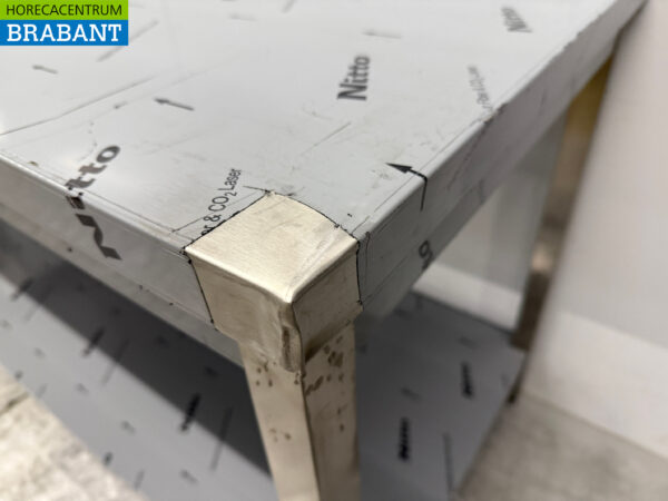 Stainless Steel Work Table With Shelf 200 x 70 x 86.5 cm Catering - Image 5