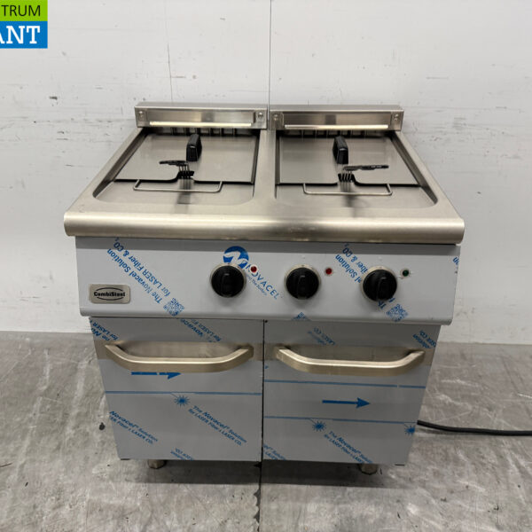 Stainless steel Combisteel Double Fryer 2 x 18 liters 400V Horeca
