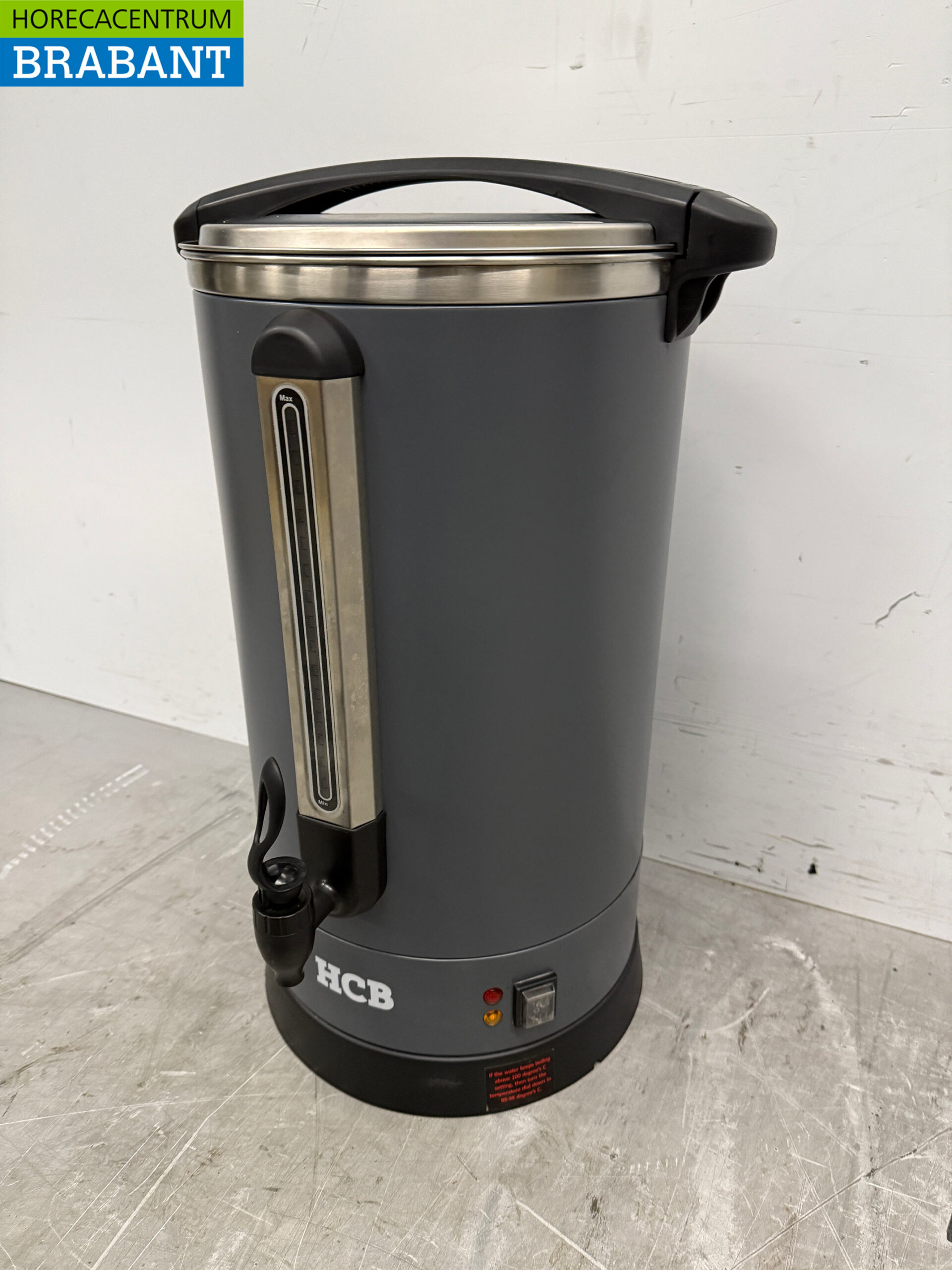 Stainless steel Double-walled percolator coffee machine 20.5 liters 135 cups 230V Horeca - Image 2