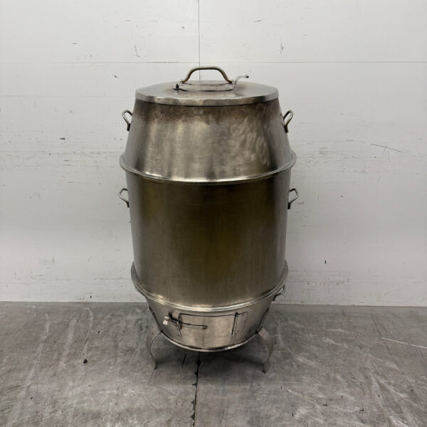 Stainless steel Smoking barrel Smoker Peking duck oven 70 cm Horeca