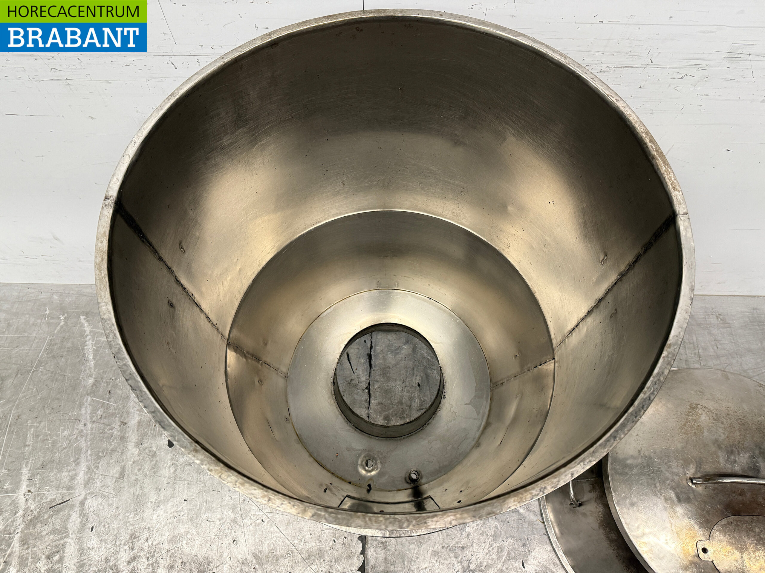 Stainless steel Smoking barrel Smoker Peking duck oven 70 cm Horeca - Image 4