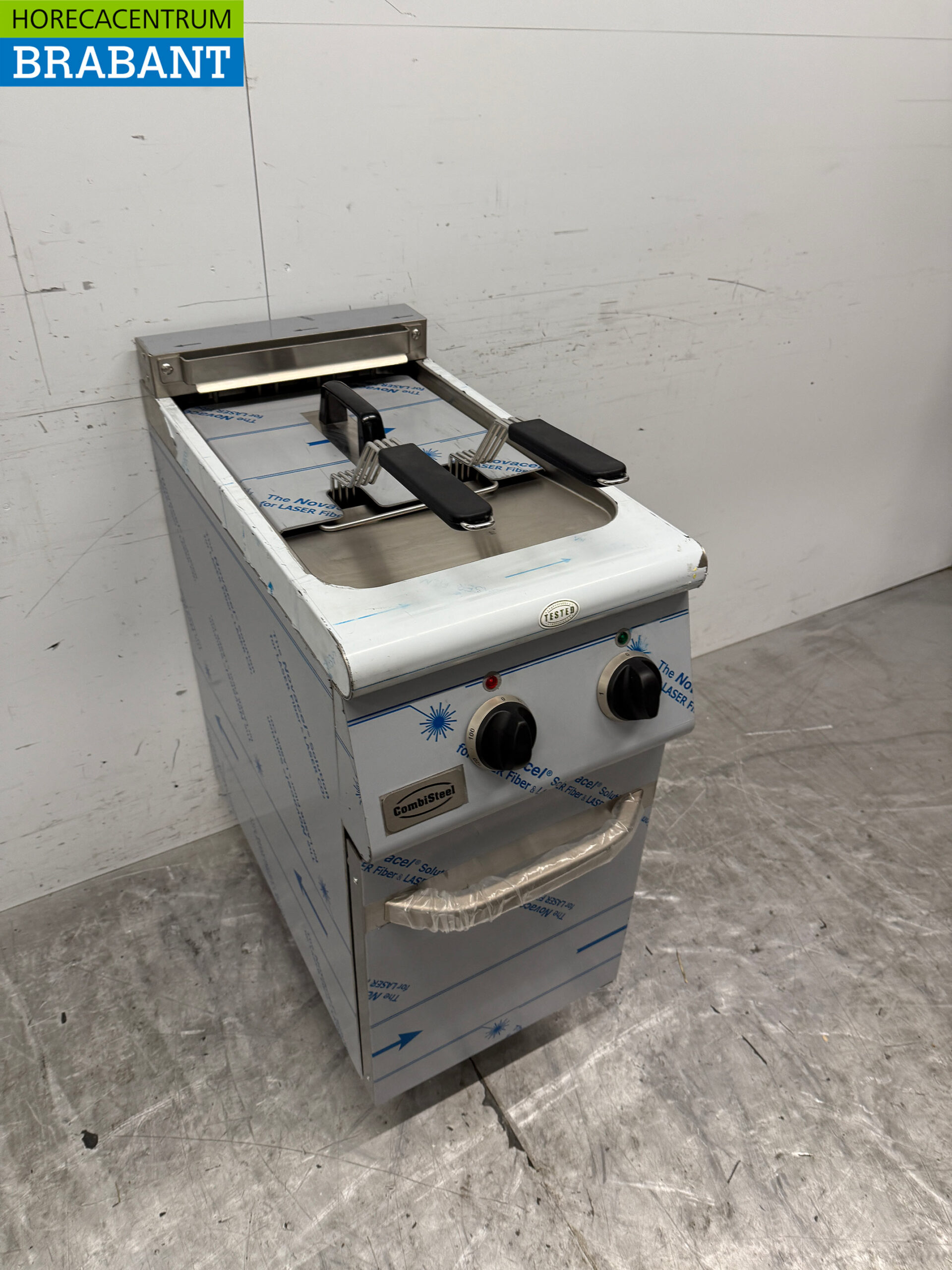 Stainless steel Combisteel Fryer 18 liters 400V Horeca - Image 2