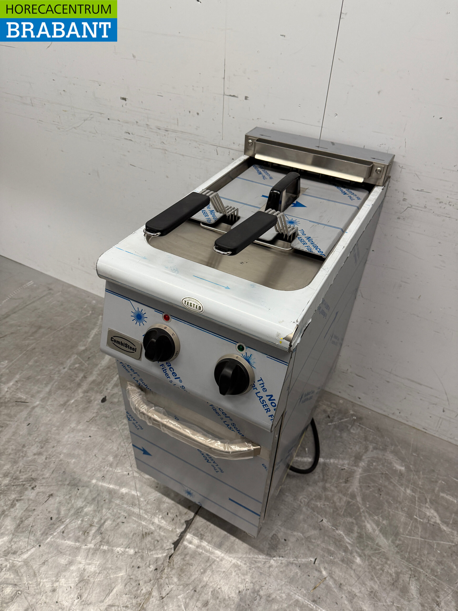 Stainless steel Combisteel Fryer 18 liters 400V Horeca - Image 3