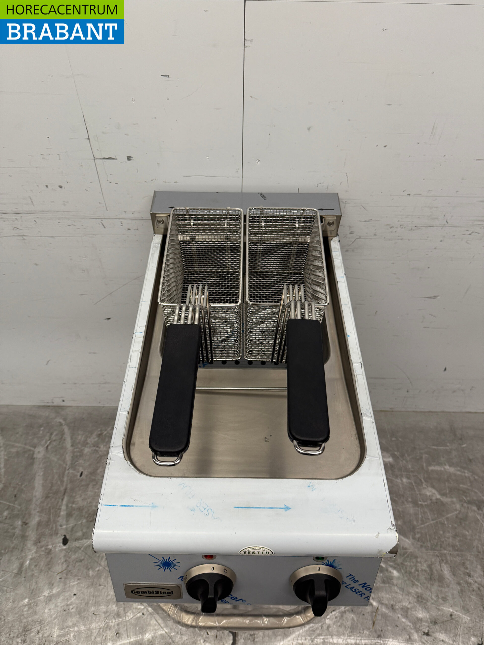 Stainless steel Combisteel Fryer 18 liters 400V Horeca - Image 4