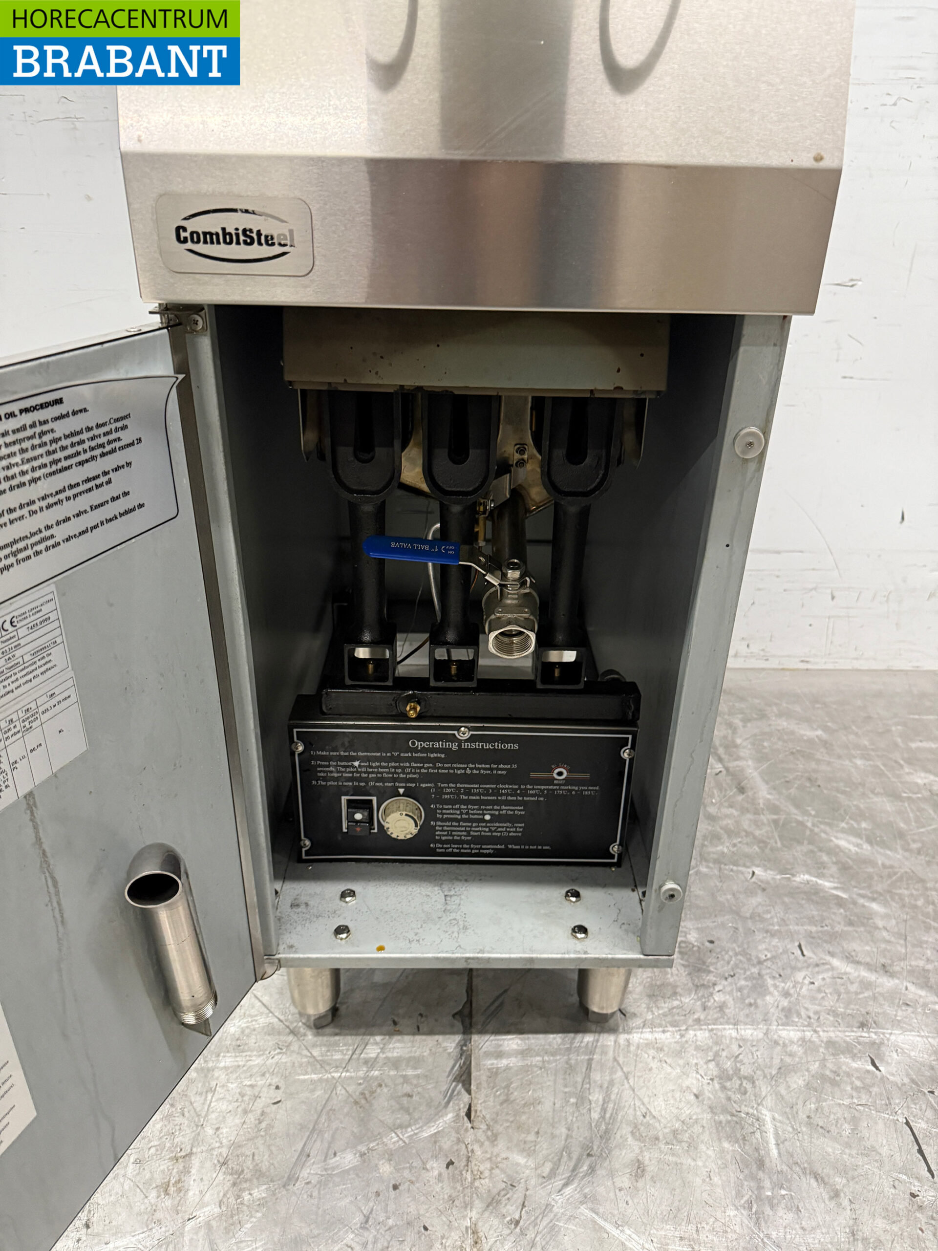 Stainless steel Combisteel Fryer 21 liters GAS Catering - Image 5