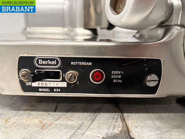 Stainless steel Berkel 834 Meat Slicer Slicer 230V Catering Butchery - Image 4
