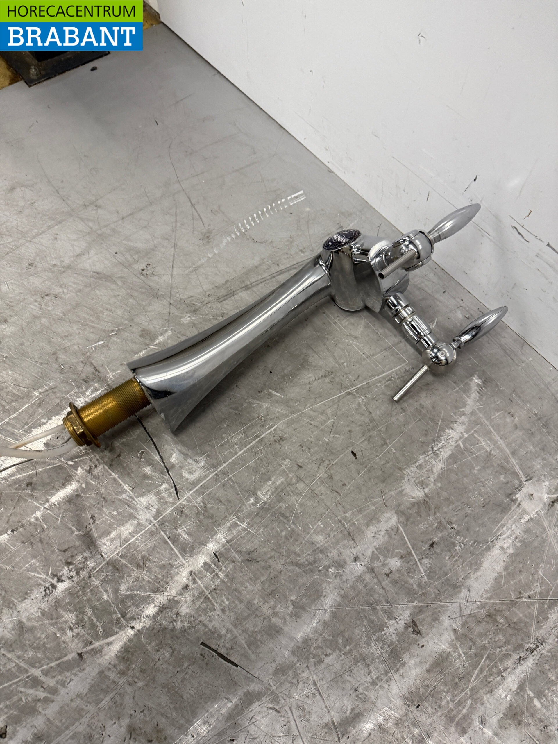 Stainless steel Beer Tap Tap column 2 Taps Catering Cafe - Image 2