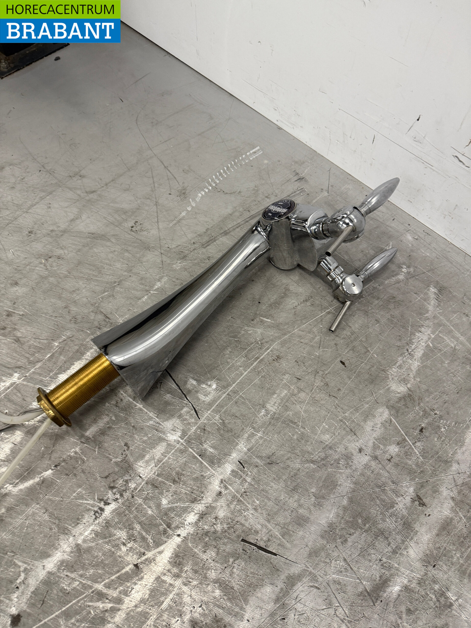 Stainless steel Beer Tap Tap column 2 Taps Catering Cafe - Image 2