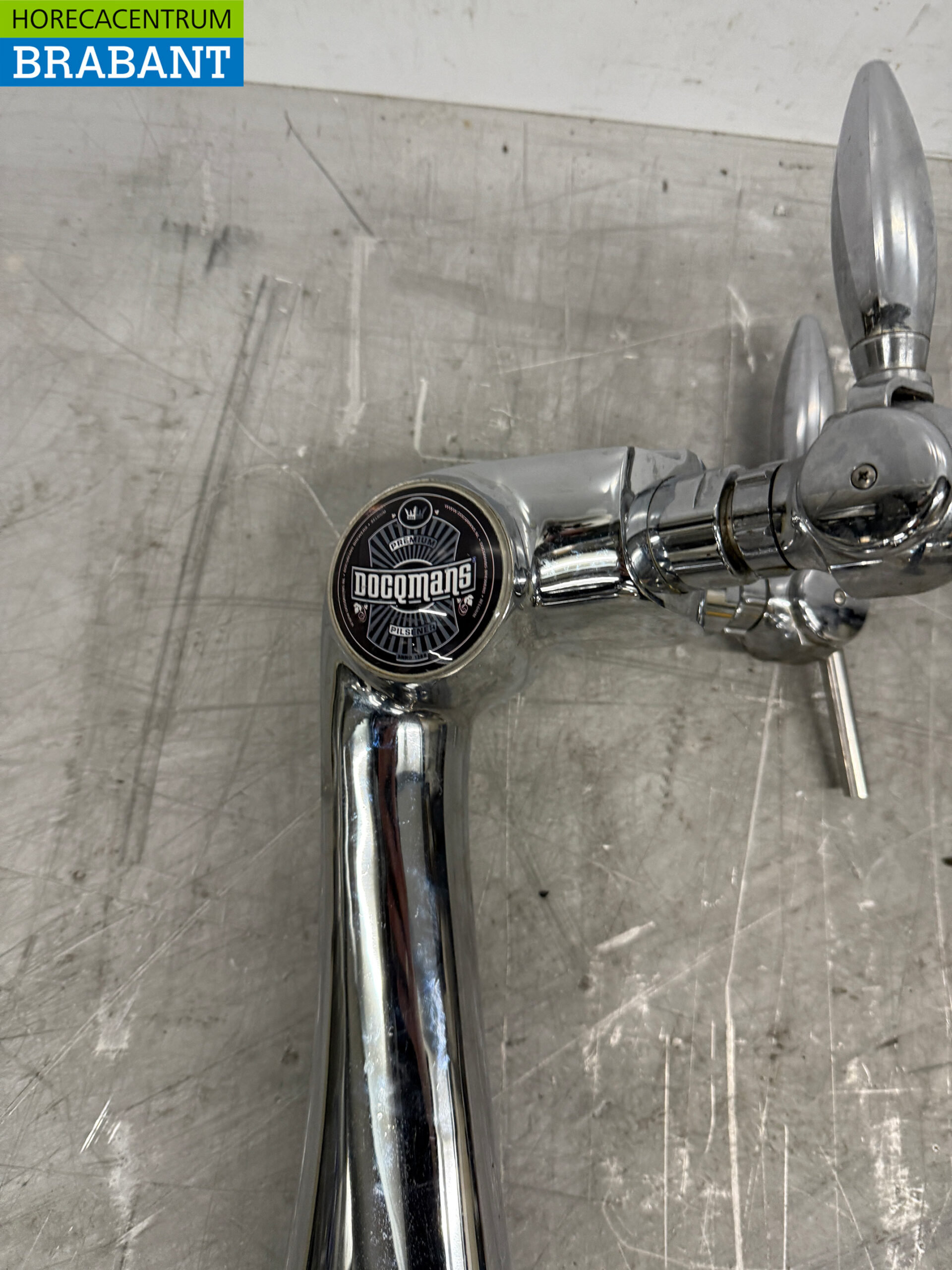 Stainless steel Beer Tap Tap column 2 Taps Catering Cafe - Image 4