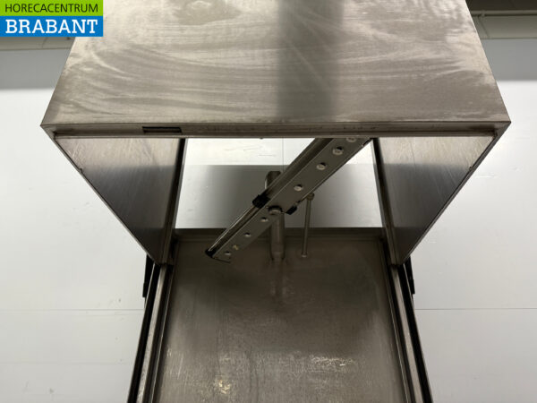 Stainless steel Rhima WD-7 Slide-through dishwasher 400V Catering - Image 5