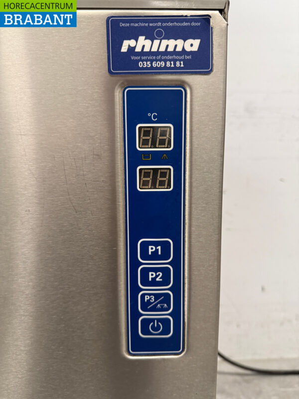 Stainless steel Rhima WD-7 Slide-through dishwasher 400V Catering - Image 6